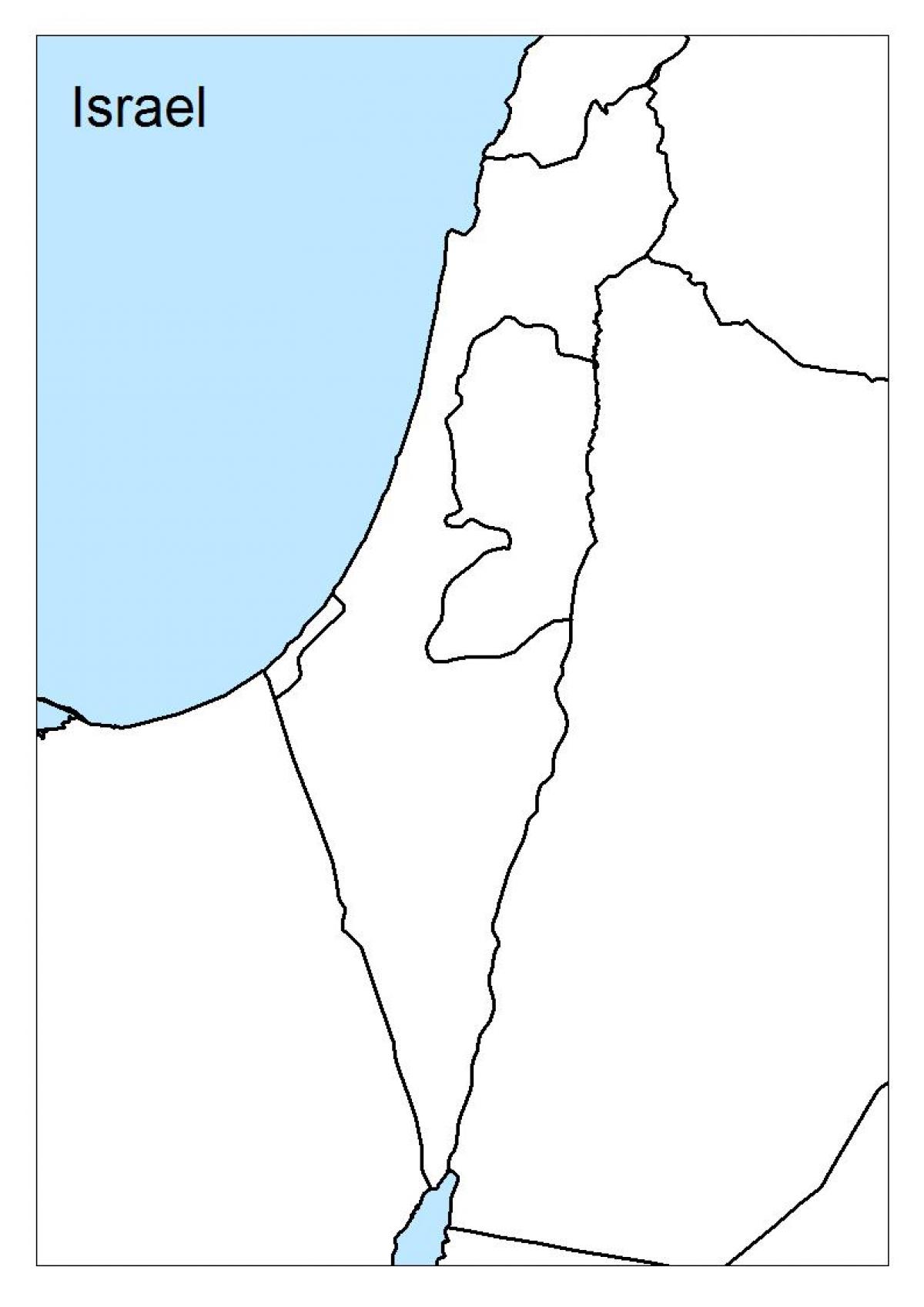 kartta israelin tyhjä