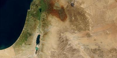 Kartta israelin satelliitti 