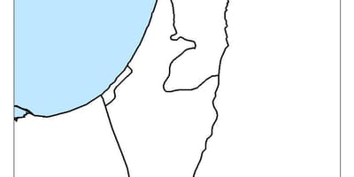 Kartta israelin tyhjä